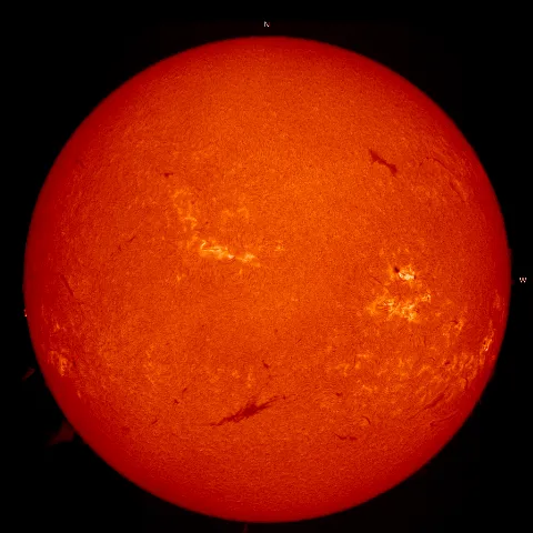 Image of Sun's chromosphere