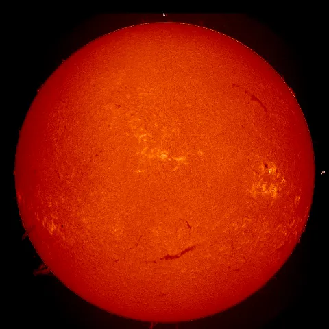 Image of Sun's chromosphere