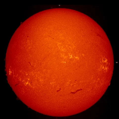 Image of Sun's chromosphere