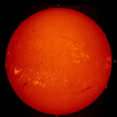 Image of Sun's chromosphere