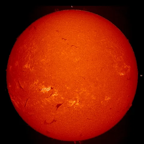 Image of Sun's chromosphere