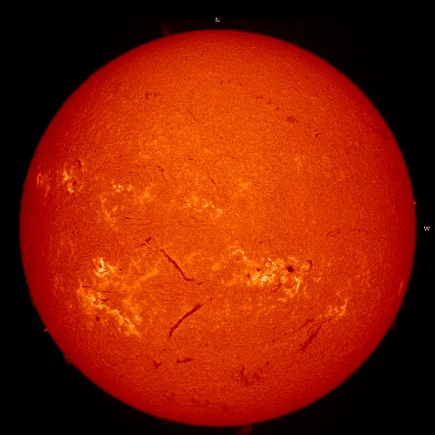 Image of Sun's chromosphere