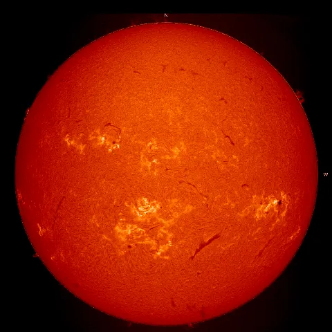 Image of Sun's chromosphere