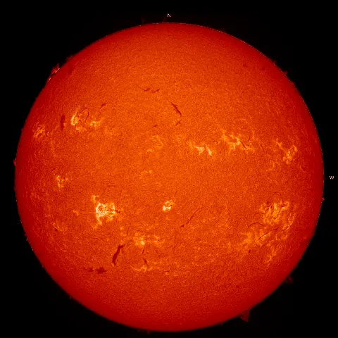 Image of Sun's chromosphere