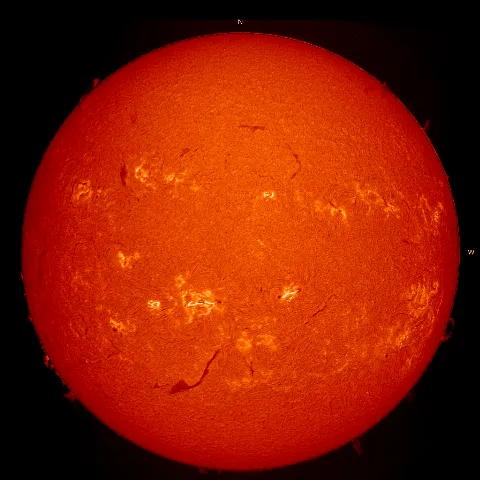 Image of Sun's chromosphere