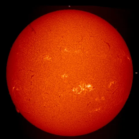 Image of Sun's chromosphere