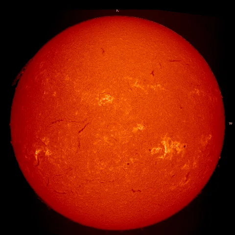 Image of Sun's chromosphere