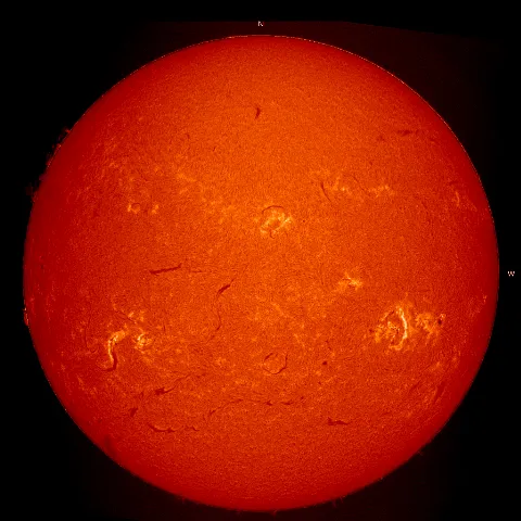 Image of Sun's chromosphere