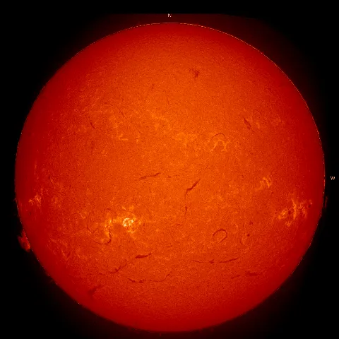 Image of Sun's chromosphere