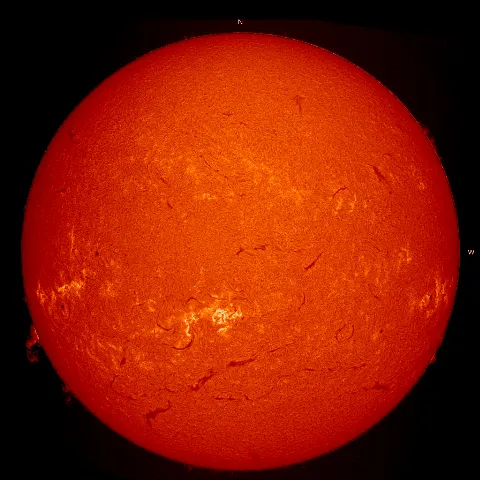 Image of Sun's chromosphere