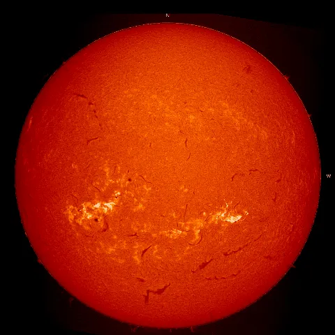 Image of Sun's chromosphere