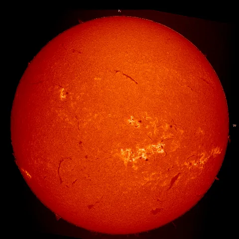 Image of Sun's chromosphere