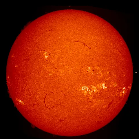 Image of Sun's chromosphere