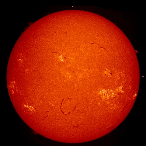 Image of Sun's chromosphere