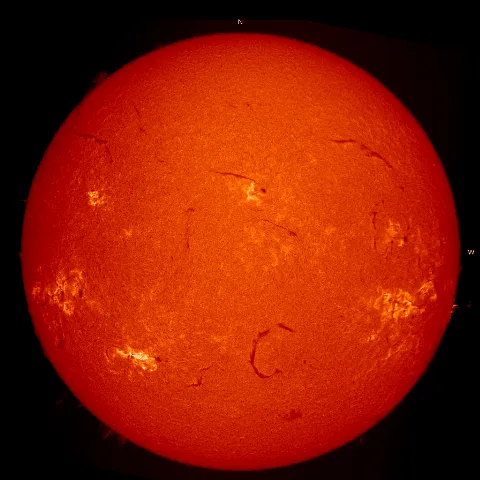 Image of Sun's chromosphere