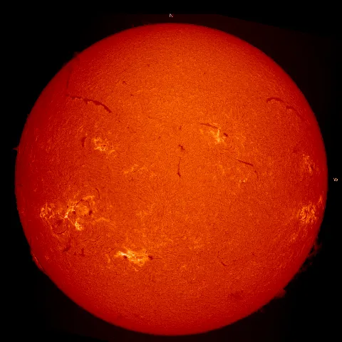 Image of Sun's chromosphere