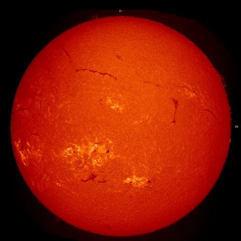 Image of Sun's chromosphere