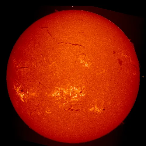 Image of Sun's chromosphere