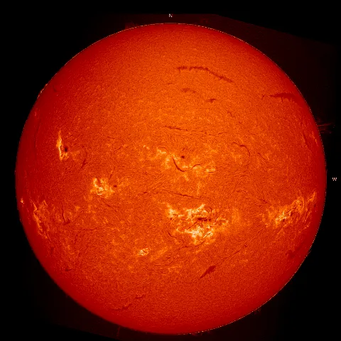 Image of Sun's chromosphere