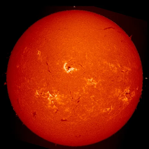 Image of Sun's chromosphere