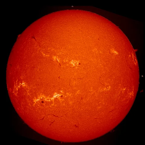 Image of Sun's chromosphere