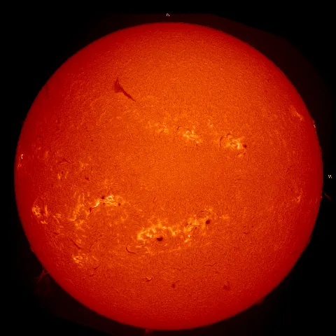 Image of Sun's chromosphere