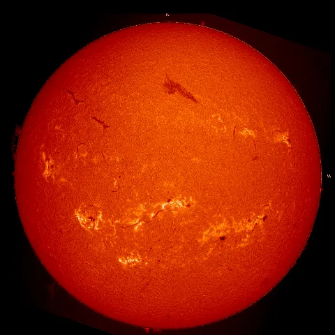 Image of Sun's chromosphere