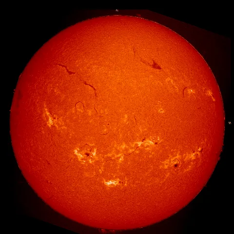 Image of Sun's chromosphere