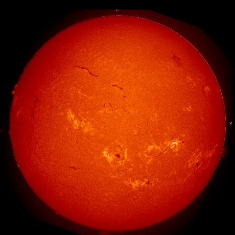 Image of Sun's chromosphere