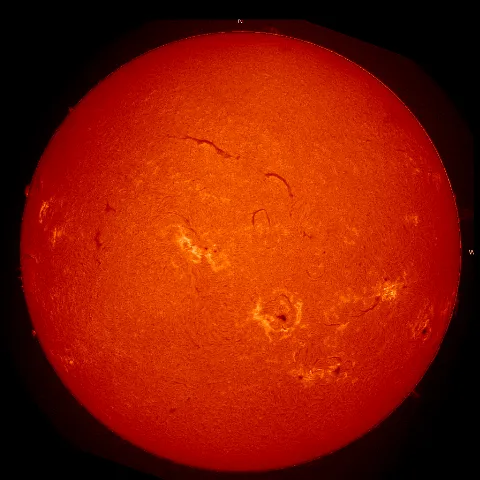 Image of Sun's chromosphere