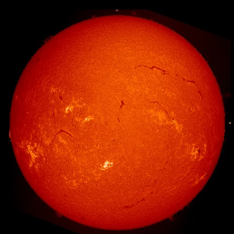 Image of Sun's chromosphere