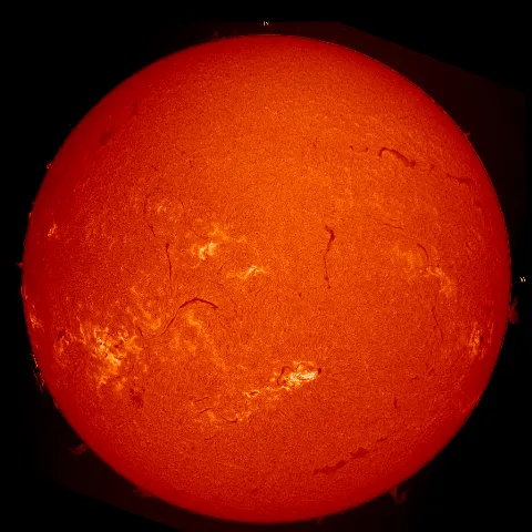 Image of Sun's chromosphere