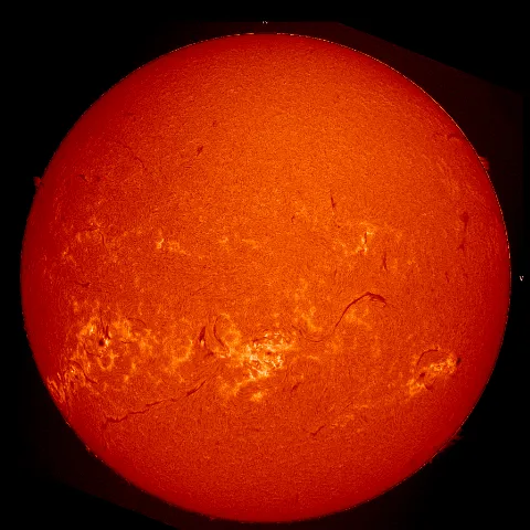 Image of Sun's chromosphere