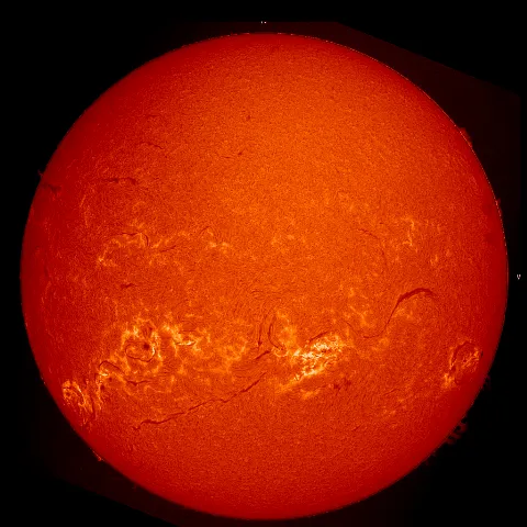 Image of Sun's chromosphere