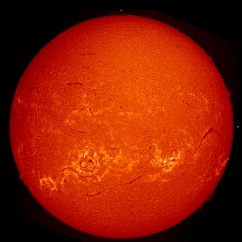 Image of Sun's chromosphere