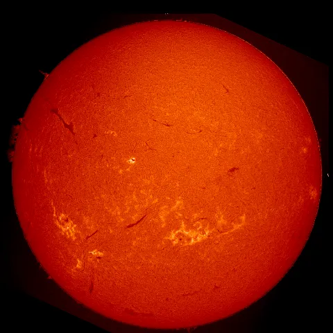 Image of Sun's chromosphere