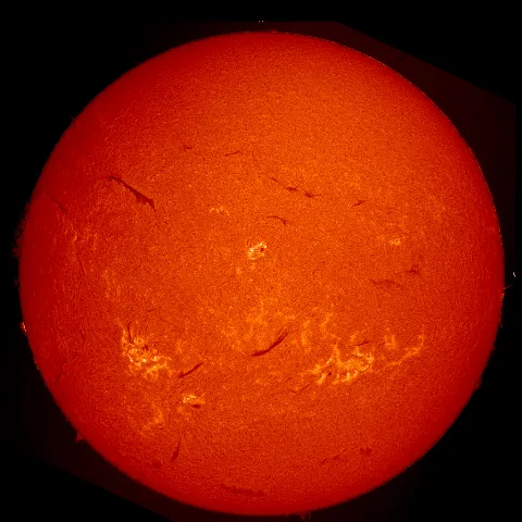 Image of Sun's chromosphere