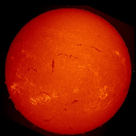 Image of Sun's chromosphere