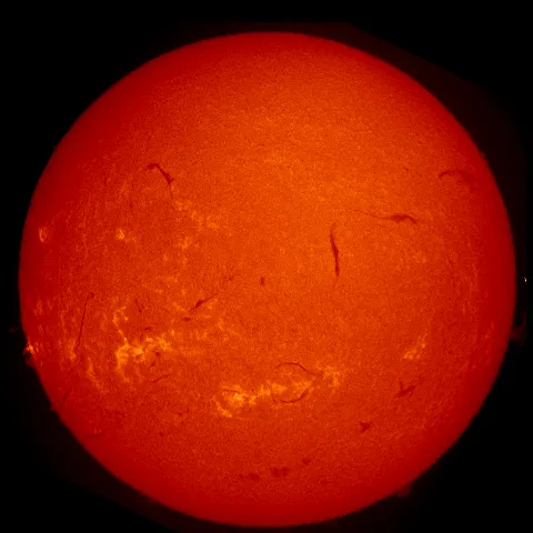 Image of Sun's chromosphere