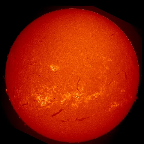 Image of Sun's chromosphere