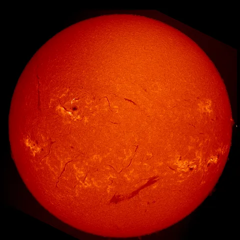 Image of Sun's chromosphere