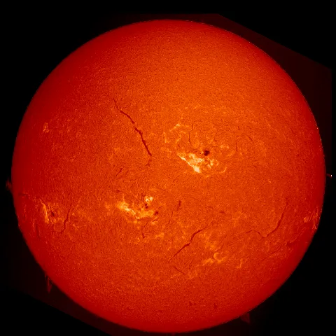 Image of Sun's chromosphere