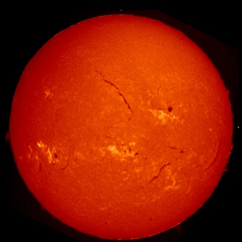 Image of Sun's chromosphere