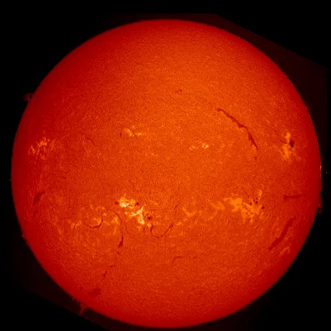 Image of Sun's chromosphere