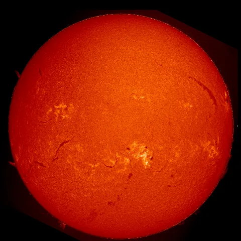 Image of Sun's chromosphere