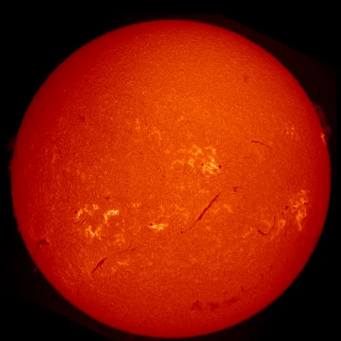 Image of Sun's chromosphere