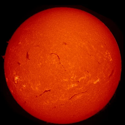 Image of Sun's chromosphere