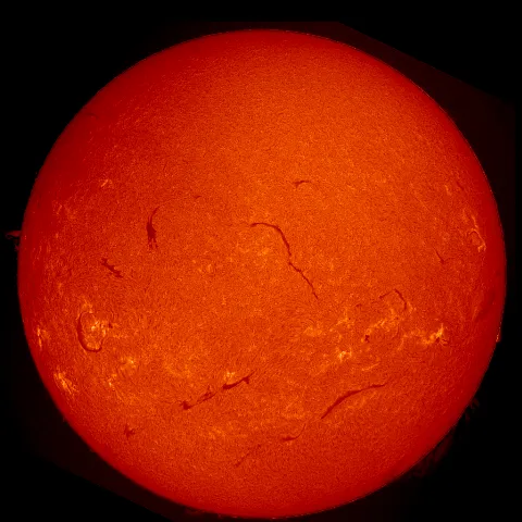 Image of Sun's chromosphere