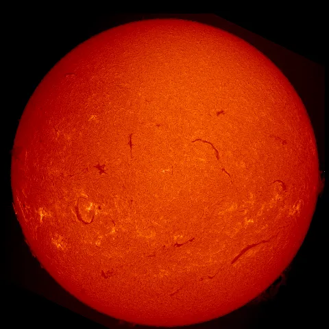 Image of Sun's chromosphere