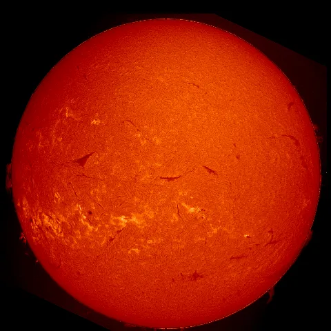 Image of Sun's chromosphere